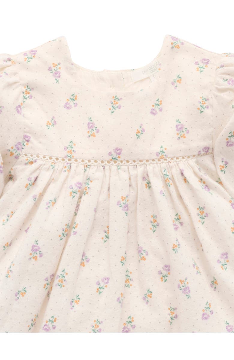 Purebaby Primrose Dress with Headband, Alternate, color, Primrose Print