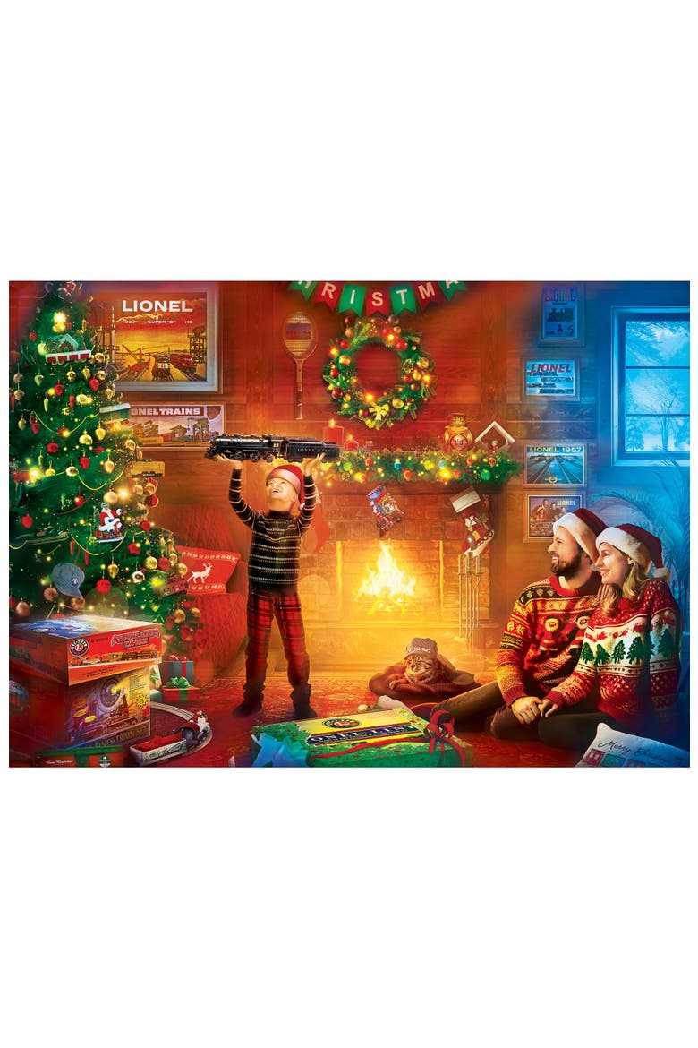 Lionel Trains Christmas 1000pc Puzzle, Alternate, color, Multicolor