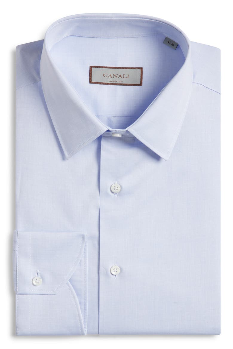 Regular Fit Light Blue Cotton Oxford Cloth Dress Shirt, Alternate, color, LIGHT BLUE