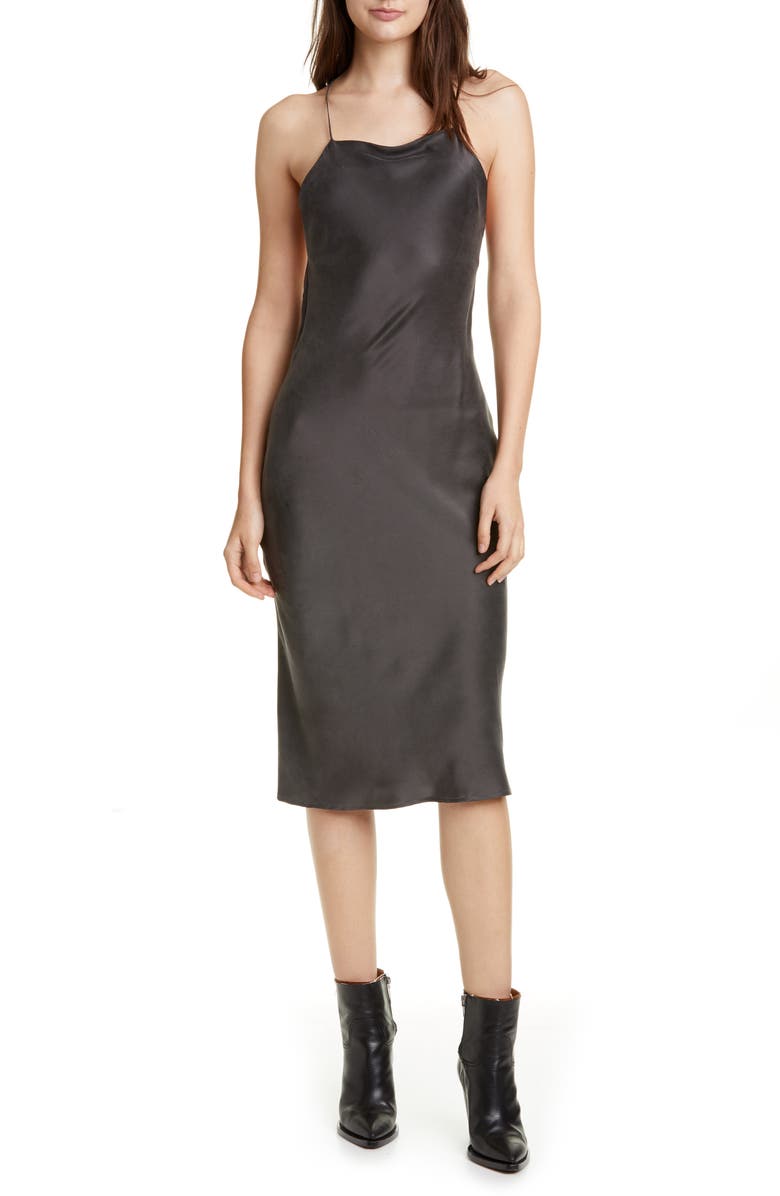 Re/Done '90s Silk Slipdress, Main, color,