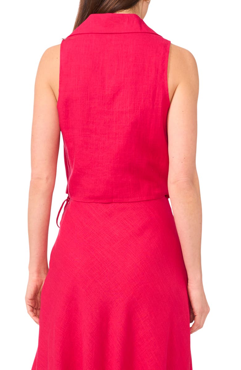 1.STATE Wrap Collared Top, Alternate, color, Magenta