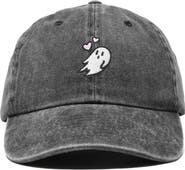 Dalix Heartly Ghost Embroidered Cap
