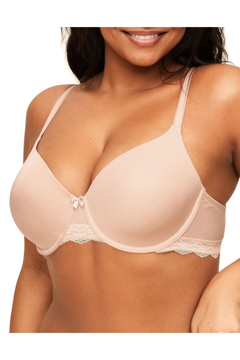 Annabelle Contour Full Coverage Bra, Main, color, Medium beige