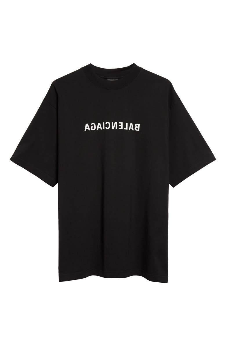 Balenciaga Gender Inclusive Medium Fit Logo Graphic T-Shirt, Alternate, color, 