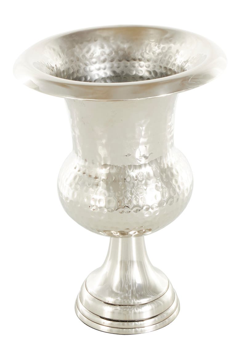 Metal Vase, Alternate, color, SILVER