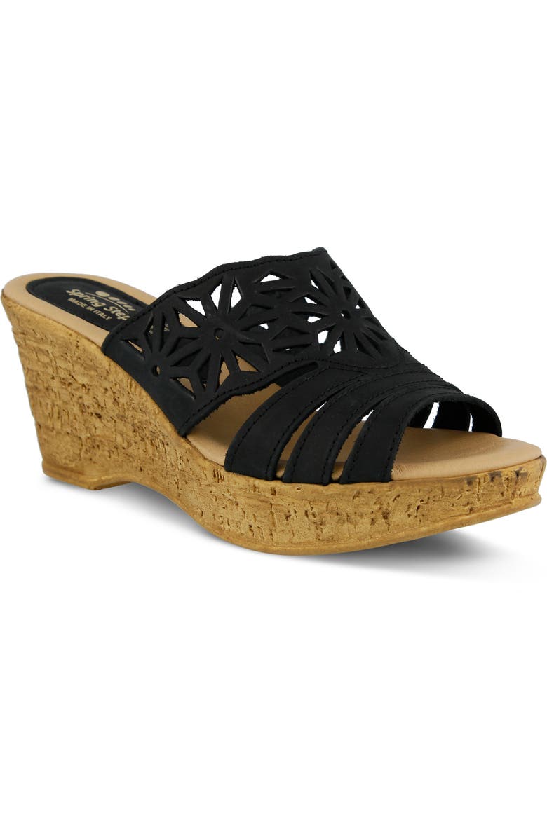 Spring Step Dora Platform Wedge Slide Sandal, Main, color,