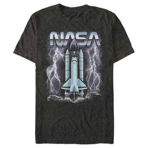 Men's NASA Lightning Launch  Graphic T-Shirt