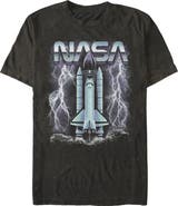 NASA Men's NASA Lightning Launch Graphic T-Shirt