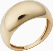 Oradina 14K Yellow Gold Archie Bold Ring