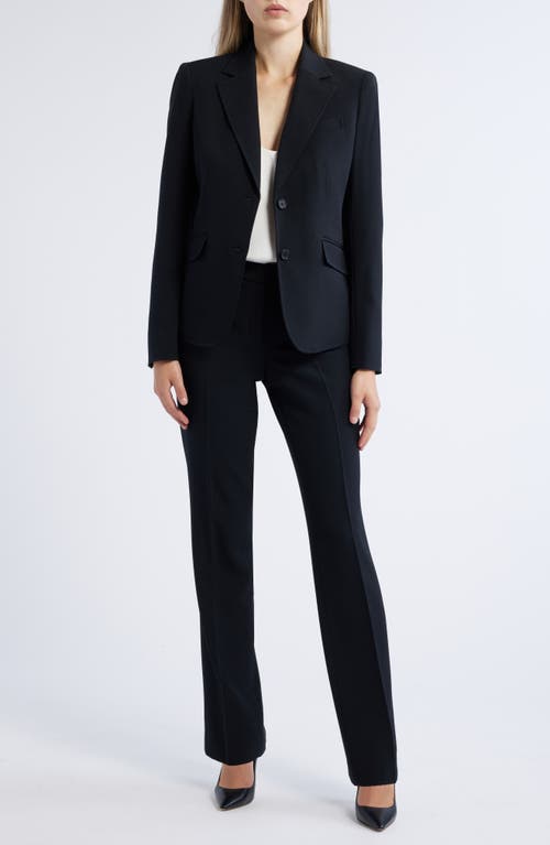 Anne Klein Jacket, Straight Leg Pants & Skirt Set in Black 