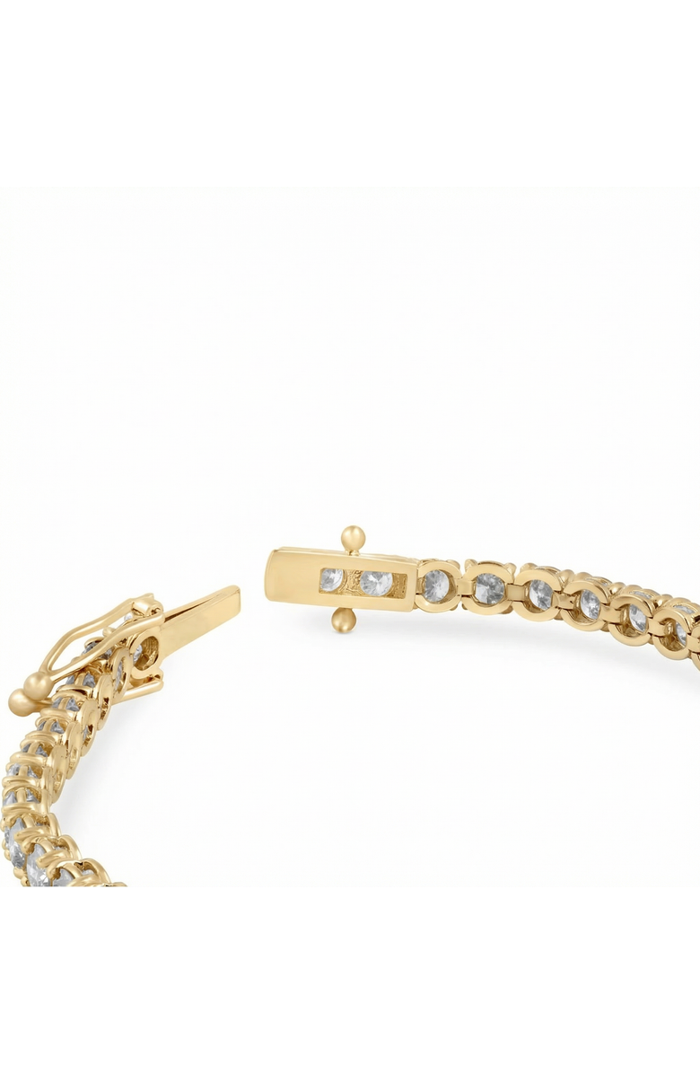 Bliss Diamond 13Ct Round-Cut Diamond Tennis Bracelet 14k Gold 7" Lab Grown, Alternate, color, 14K Yellow Gold
