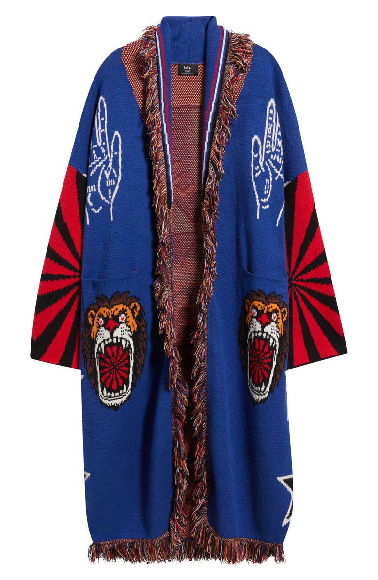 Dressed in Lala You Can Have It All Luxe Fringe Cardigan, Main, color, 