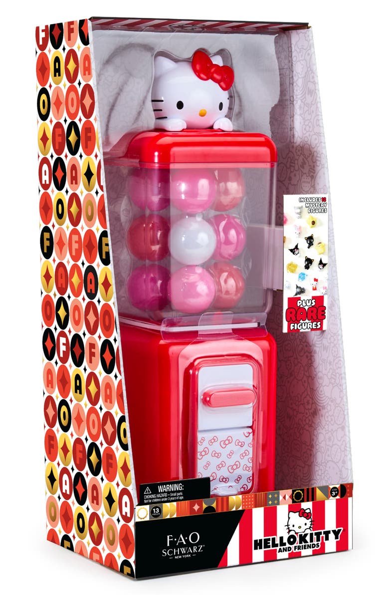FAO Schwarz Hello Kitty Throwback Vending Machine Toy, Alternate, color, Red
