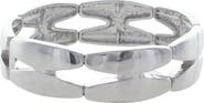 OLIVIA WELLES Geometric Link Stretch Bracelet