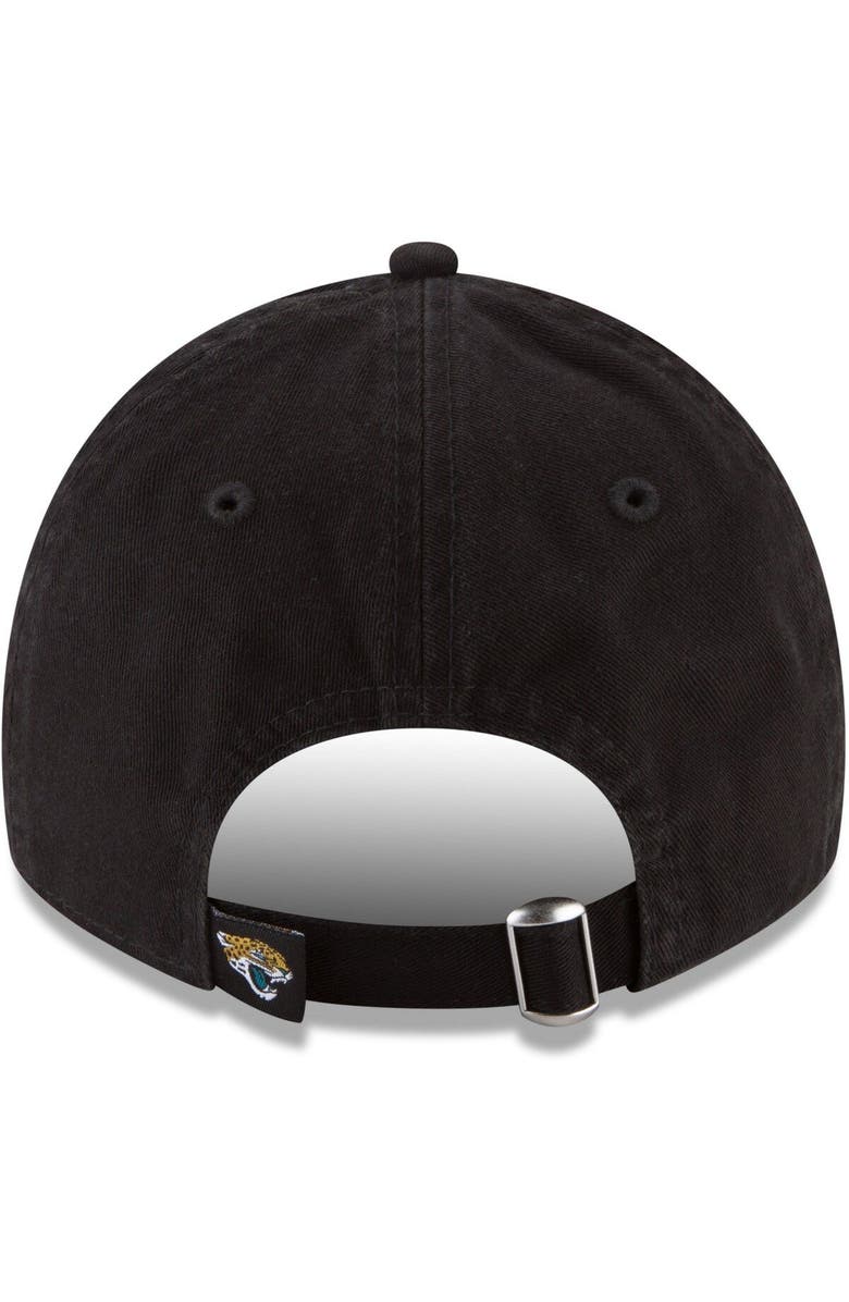 New Era Women's New Era Black Jacksonville Jaguars Core Classic Primary 9TWENTY Adjustable Hat, Alternate, color, Black