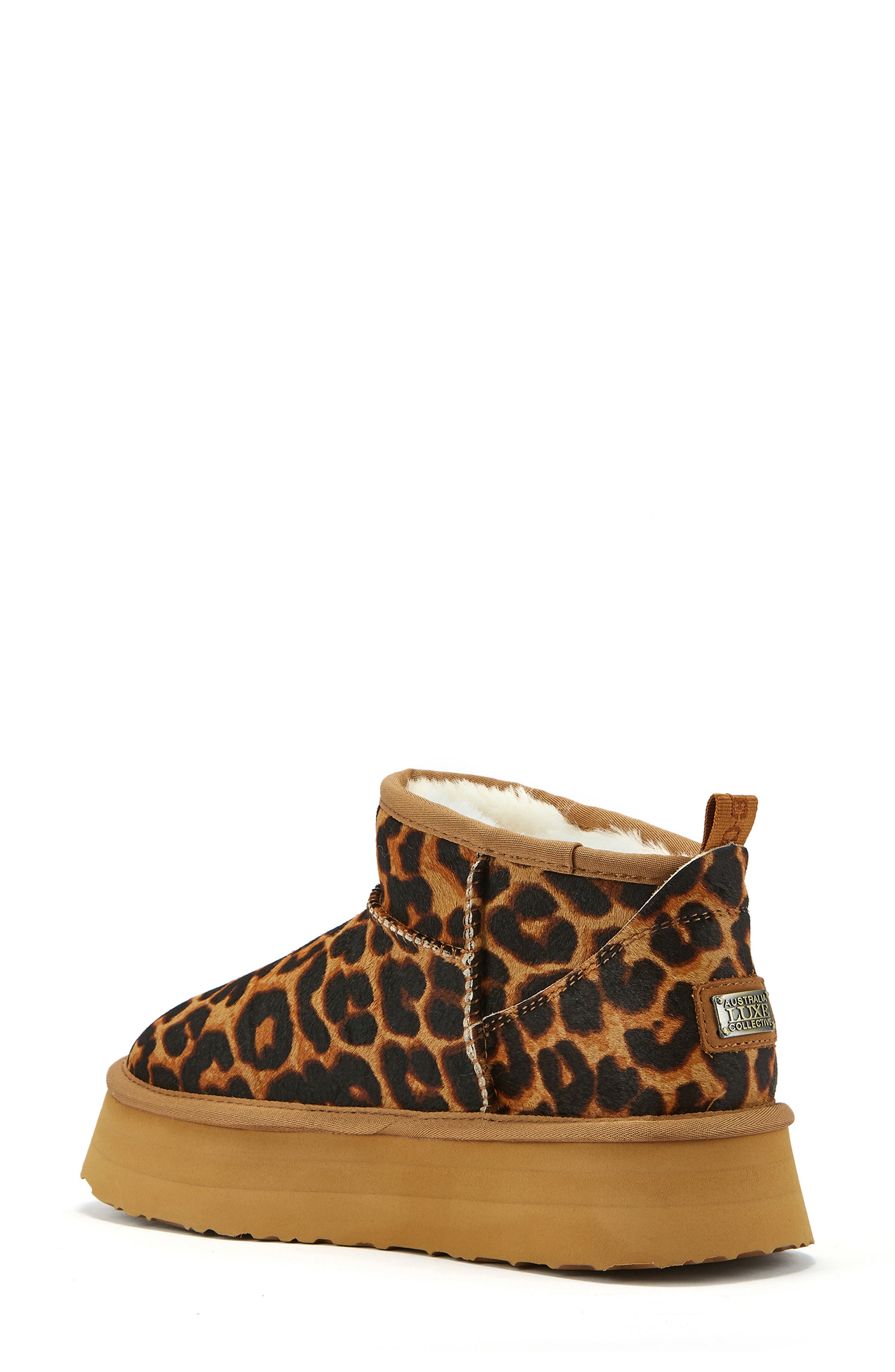 Australia Luxe Collective Cosy Ultra Platform Bootie, Alternate, color, Leopard