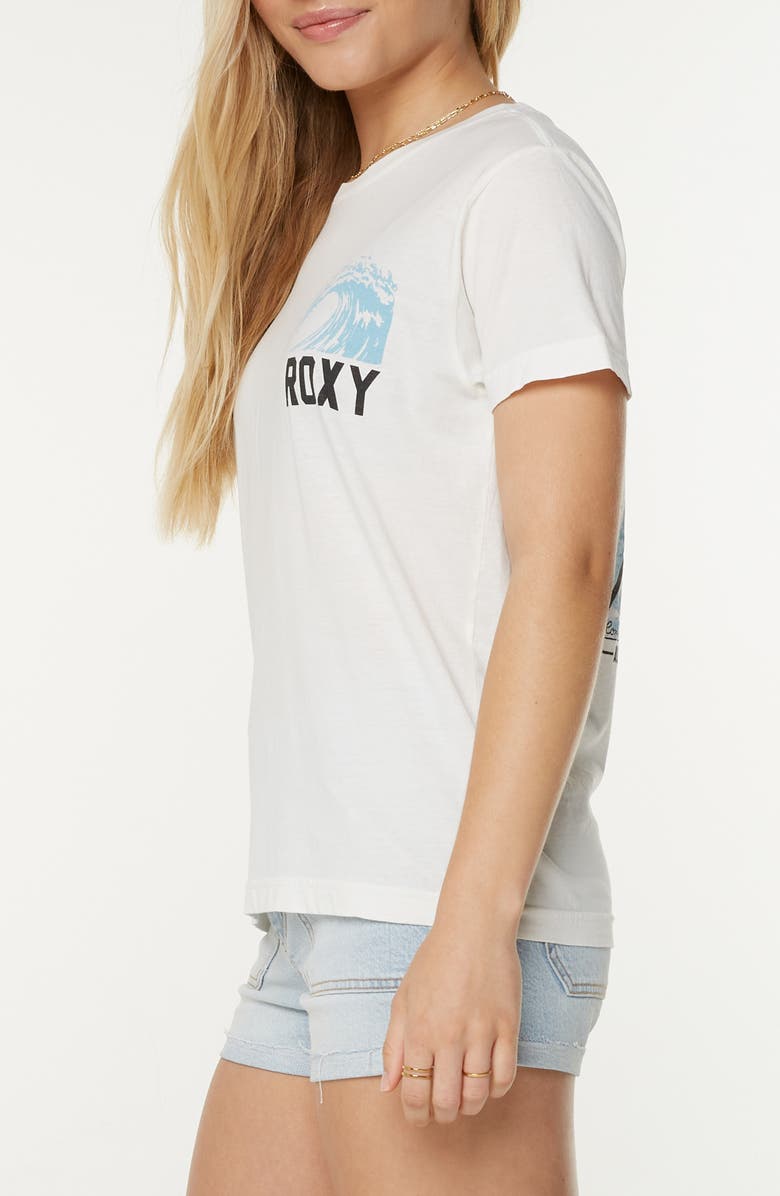 Roxy Adventures in Paradise Relaxed Fit Cotton Graphic T-Shirt, Alternate, color, Bright White