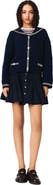 maje Cable-knit boat neck cardigan