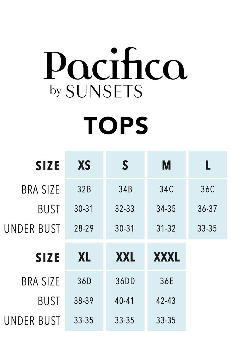 Pacifica by Sunsets Indie Bralette Bikini Swimsuit Top, Alternate, color, Coconut Sorbet