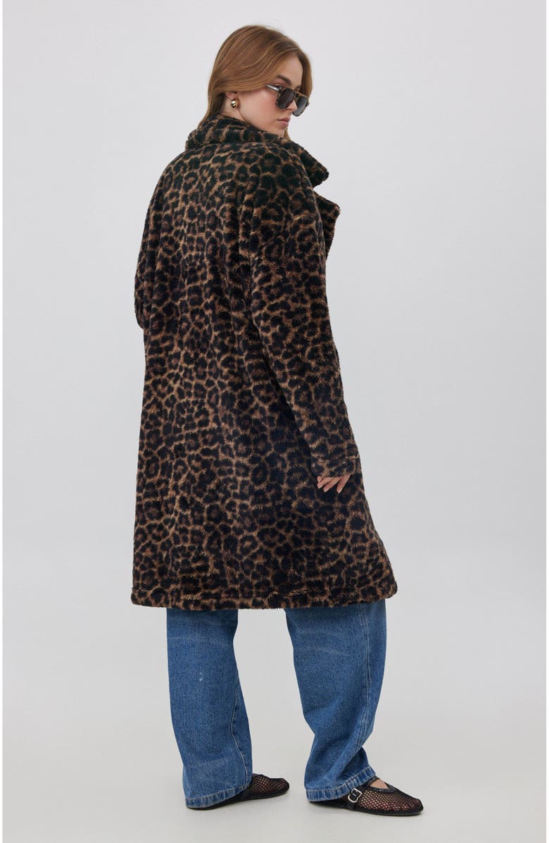 Gottex Beach Life The Leopard Lounge Coat, Alternate, color, Leopard