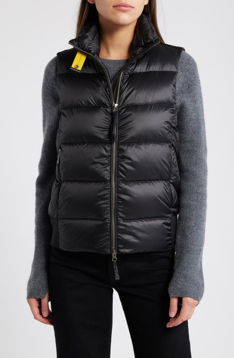 Parajumpers Ali Water Repellent 750 Fill Power Down Twill Puffer Vest, Main, color, 