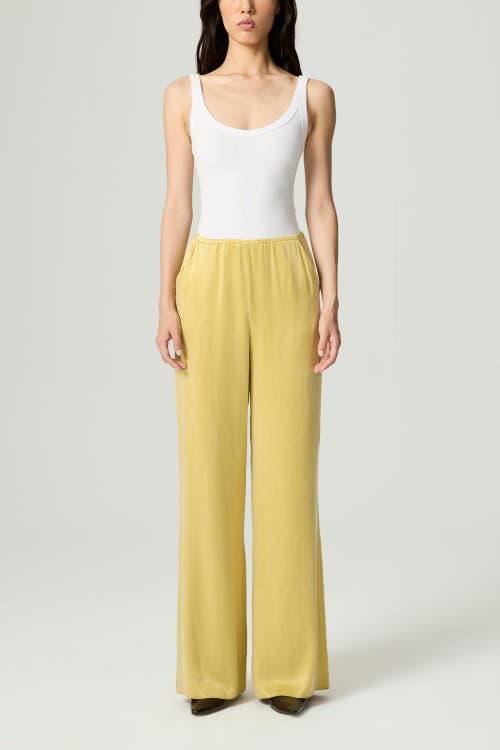 Nocturne Elastic-waist Relaxed Pants In Yellow