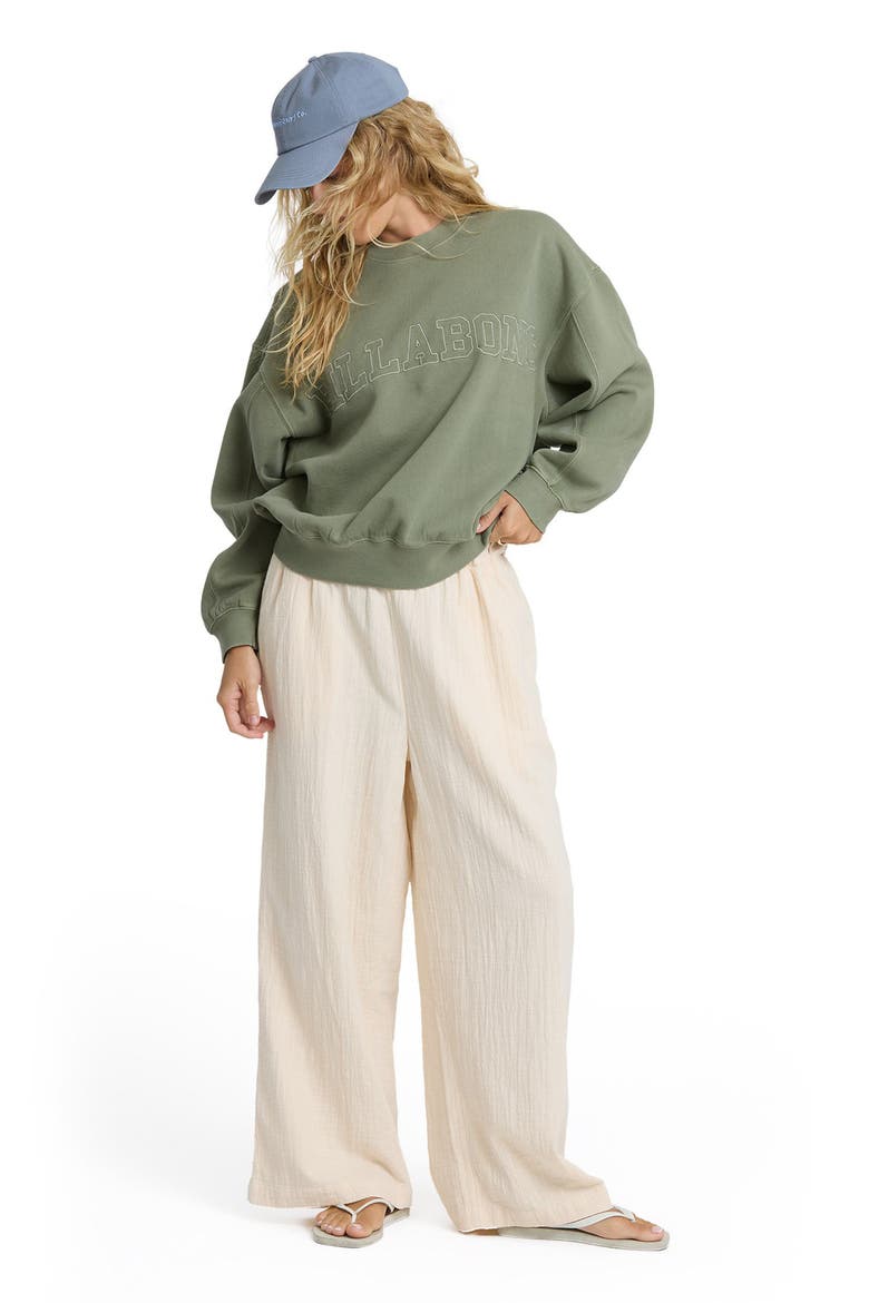 Vibes Kendal Graphic Sweatshirt, Alternate, color, ARMY GREEN