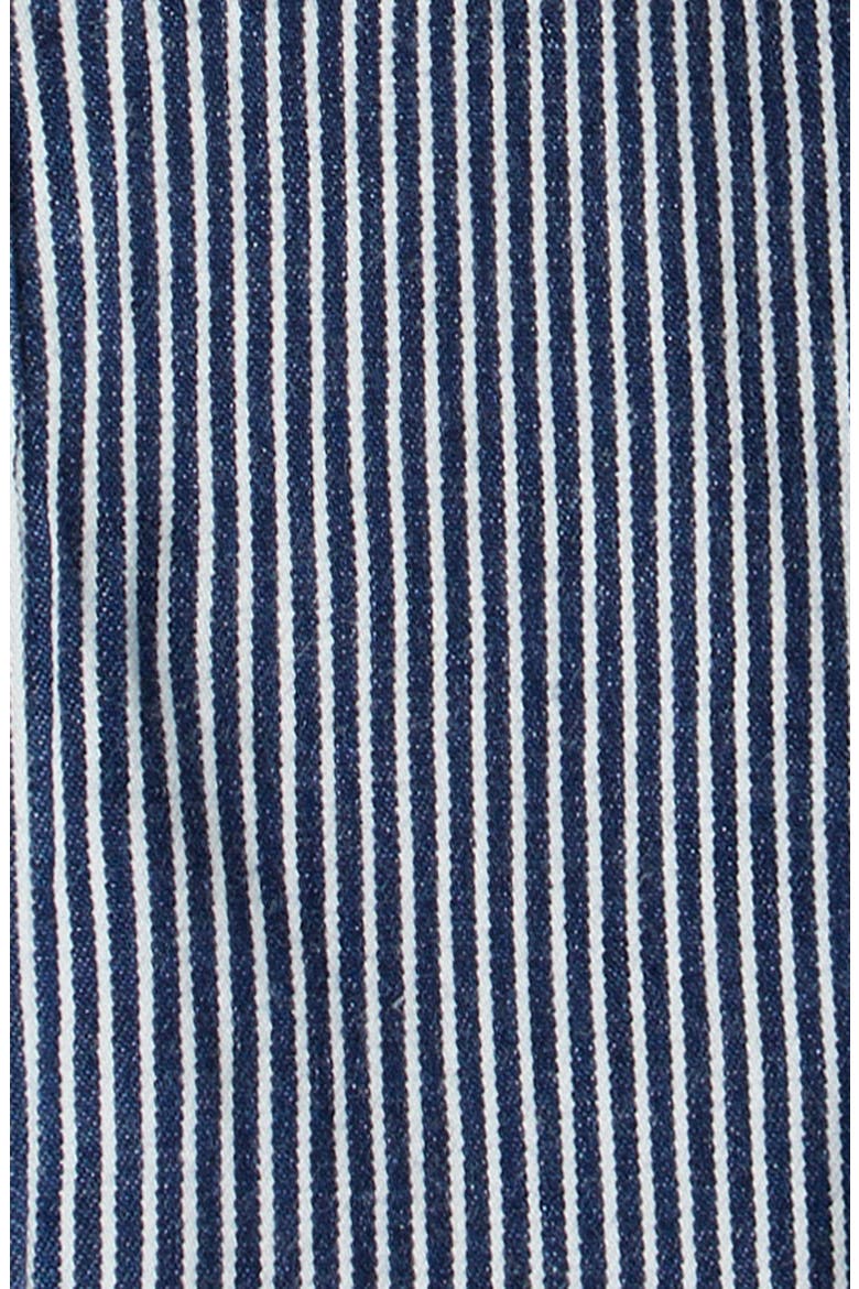 Railroad Stripe Overalls, Alternate, color, YUCATAN