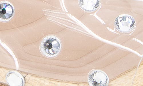 Bcbg Inika 2 Slide Sandal In Clear/rhinestone