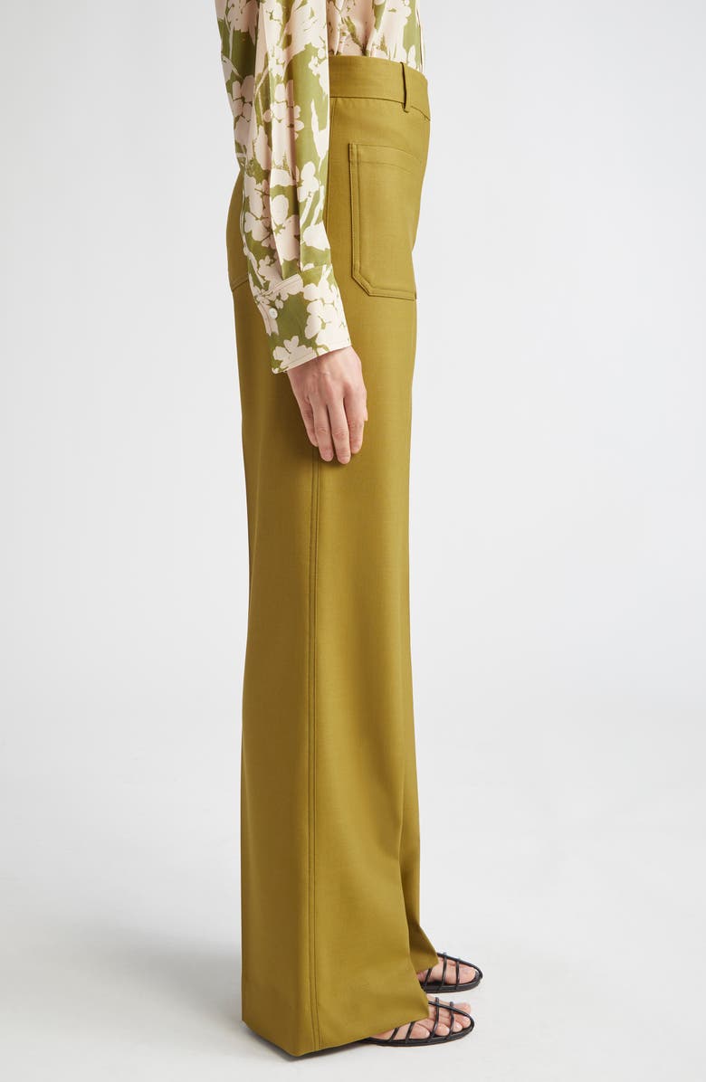 Victoria Beckham Alina Wide Leg Trousers, Alternate, color, 