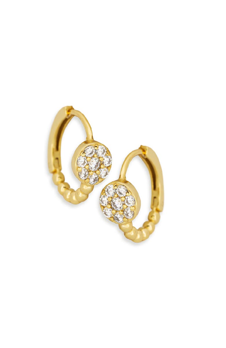 Mazin Jewels Gold Vermeil Hoops, Main, color, Gold