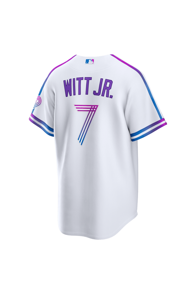 Men's Nike Bobby Witt Jr. White Kansas City Royals 2026 City Connect Stadium Jersey, Alternate, color, White