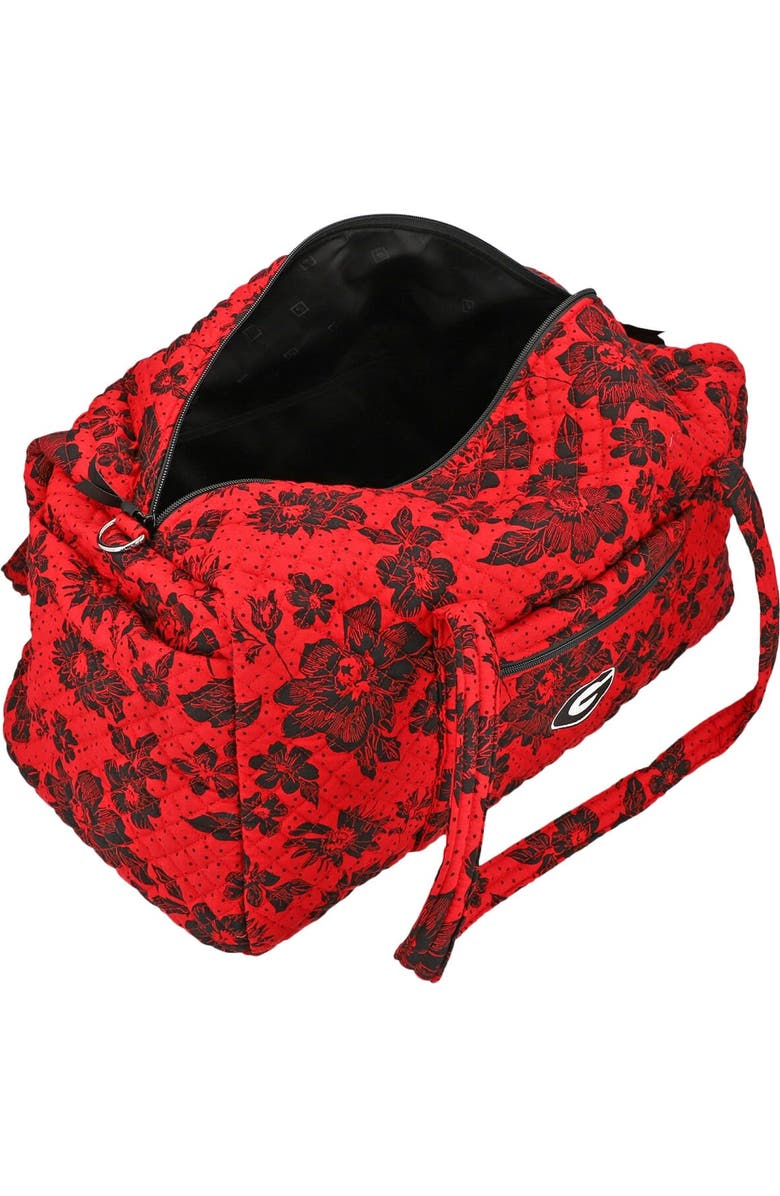 VERA BRADLEY Georgia Bulldogs Rain Garden Large Travel Duffel Bag, Alternate, color,