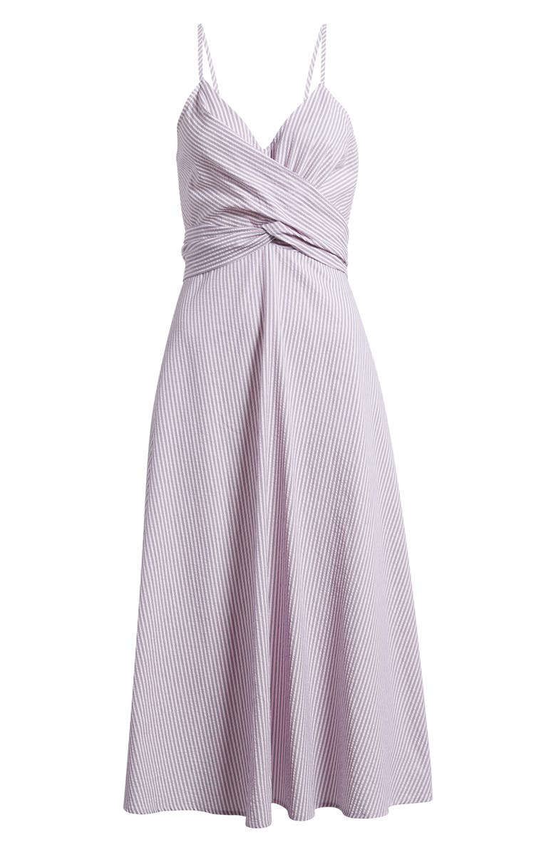 FRNCH Nozha Sleeveless Midi Dress, Alternate, color, Rose