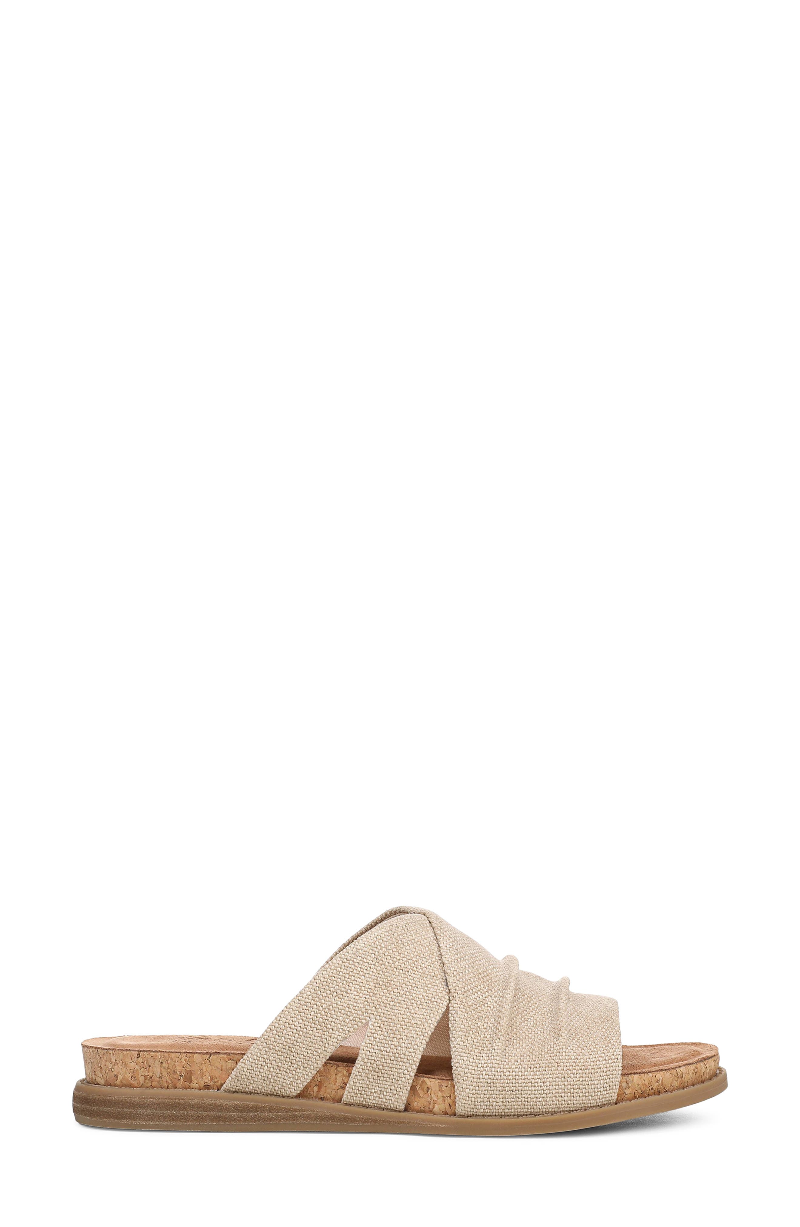 Noelle Slide Sandal, Alternate, color, NATURAL CANVAS
