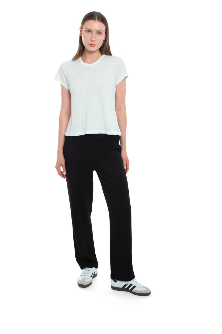 Relaxed Pant with Elastic Waist, Alternate, color, Black
