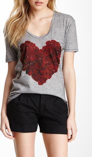 GO COUTURE V-Neck Printed T-Shirt