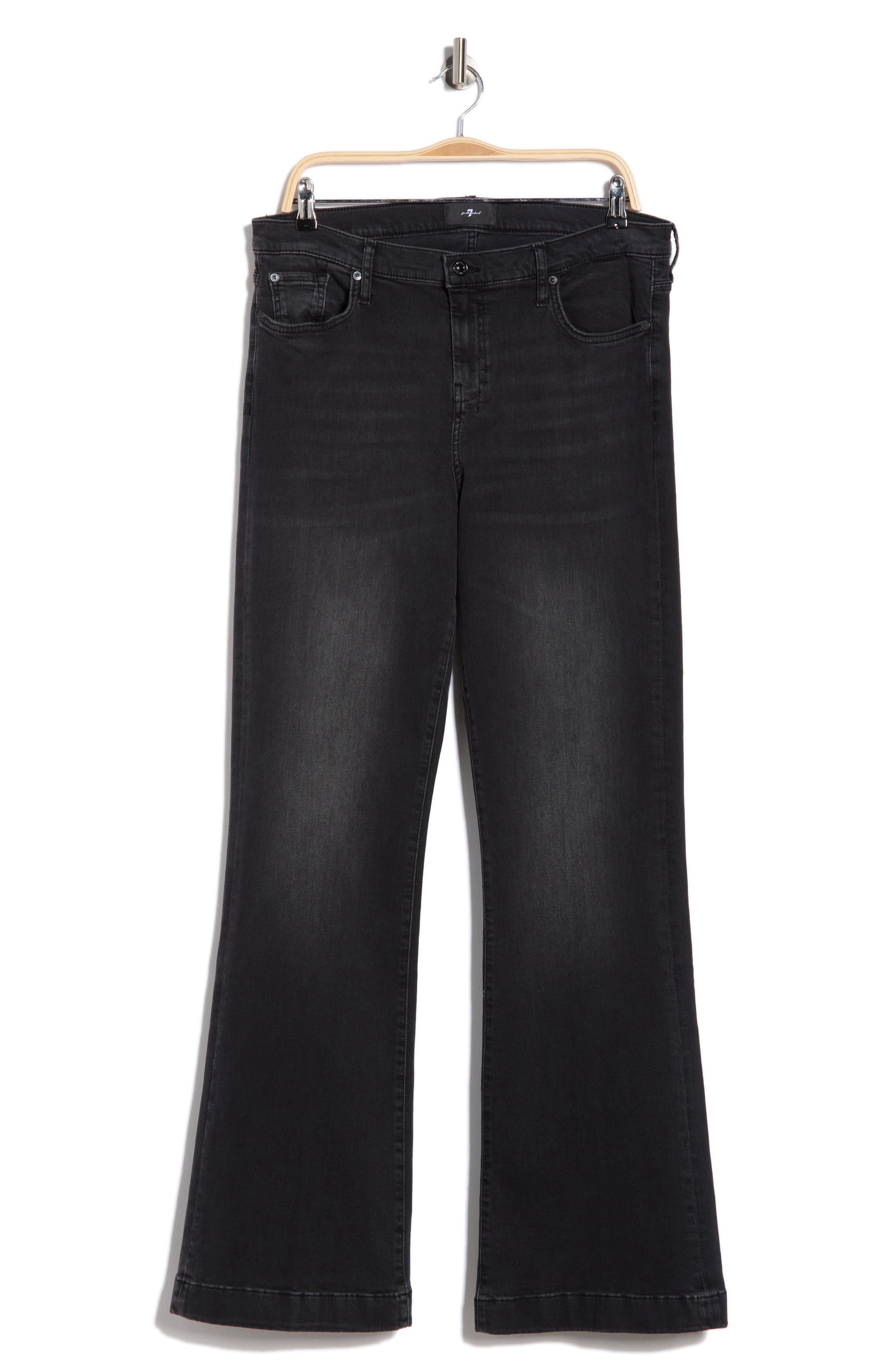 7 For All Mankind Dojo Mid Rise Flare Jeans