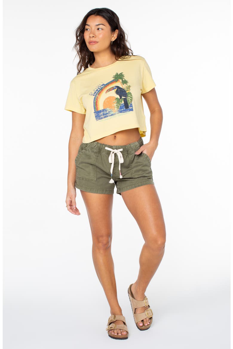 Lil Trooper Drawstring Shorts, Alternate, color, FOUR LEAF