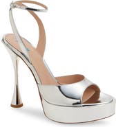 BETZÁBE Mirror Ankle Strap Platform Sandal