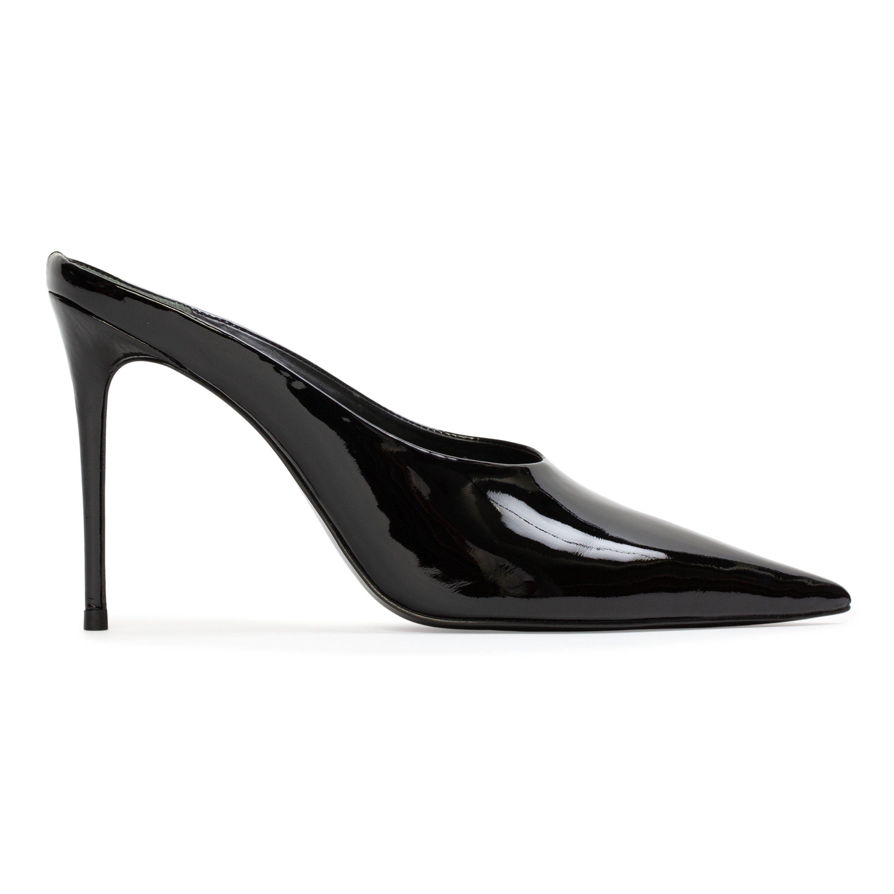 BLACK SUEDE STUDIO Fallon 100 Pump, Main, color, Black Patent