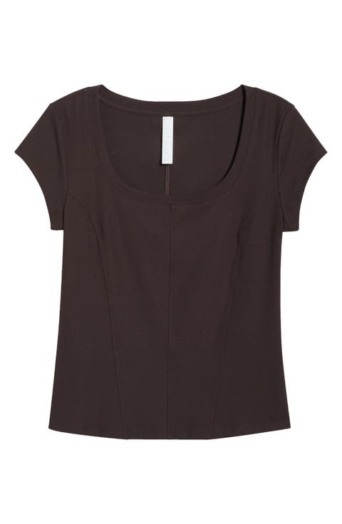 Seamed Rib Top