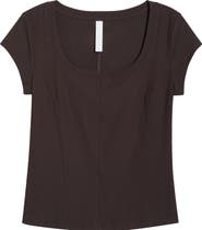 Zella Seamed Rib Top
