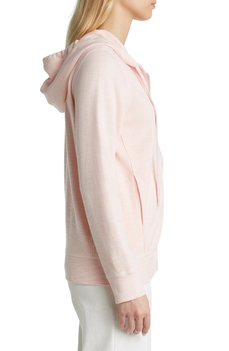 Tommy Bahama Tobago Bay Cotton Blend Zip-Up Hoodie, Alternate, color, Malibu Peach