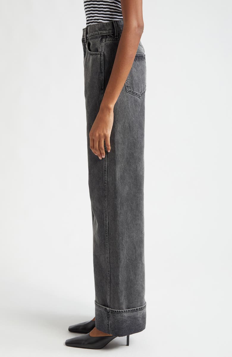 Veronica Beard Taylor High Waist Wide Leg Jeans, Alternate, color,