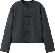MANGO Toggle Closure Coat