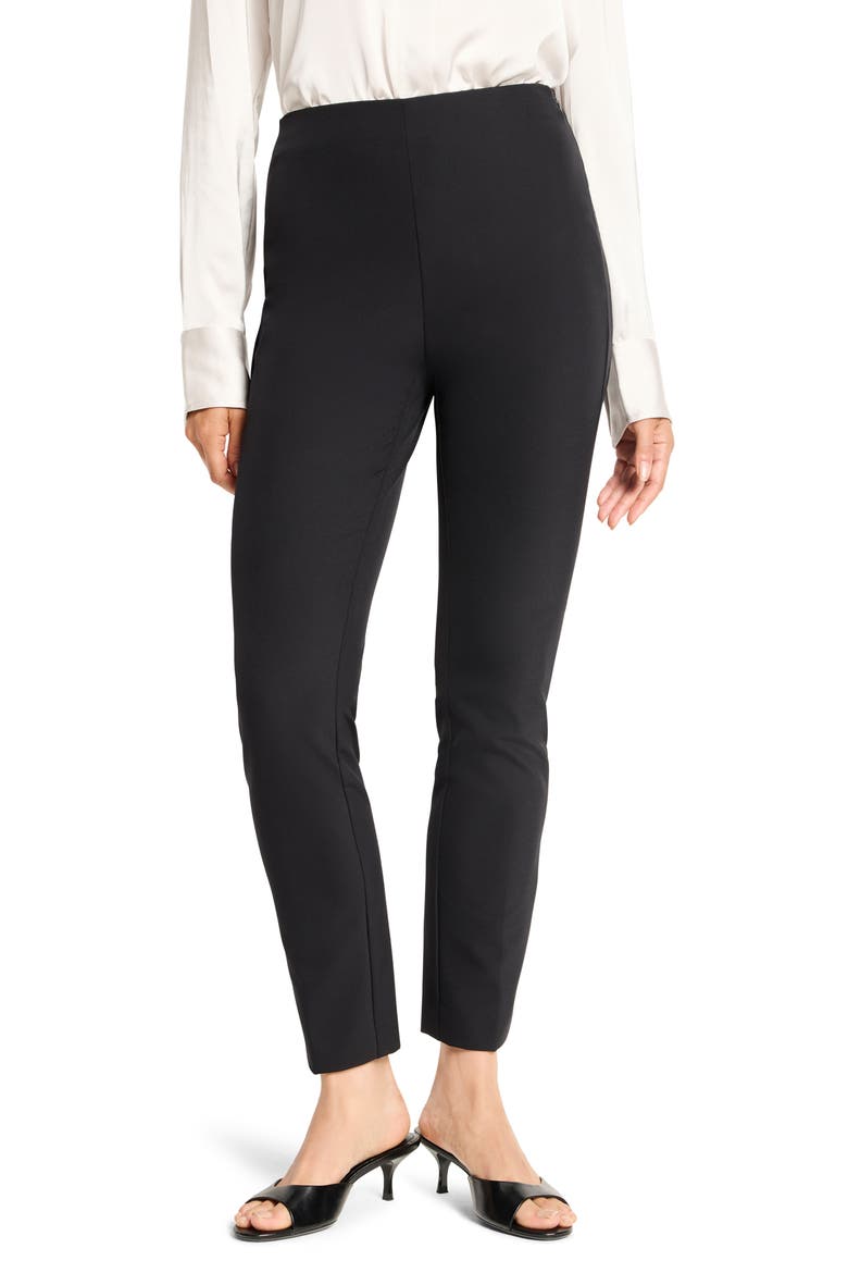 Newbury Ankle Slim Pants, Main, color, BLACK ONYX