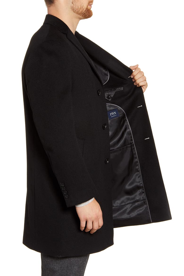 Mason Wool & Cashmere Overcoat, Alternate, color, BLACK CAVIAR