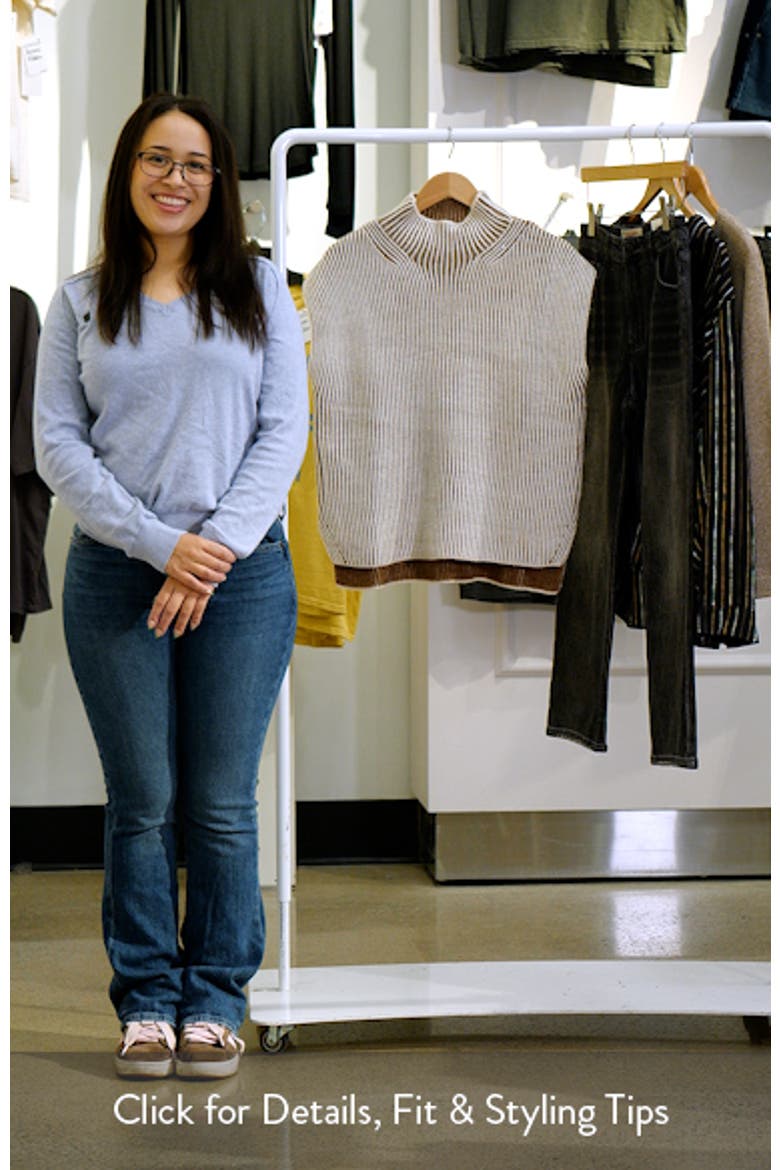 Laurne Plated Mock Neck Sweater video