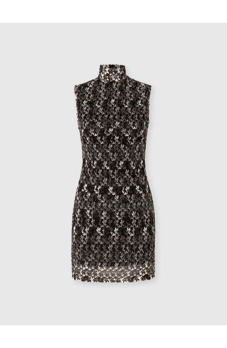 Missoni High-neck Mini Dress In Embroidered Lace, Main, color, Multicoloured